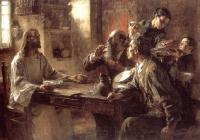 Lhermitte, Leon Augustin - Supper at Emmaus